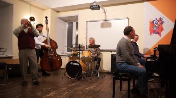 ДМШ им. Дж.Гершвина Яков Окунь, Алексей Подымкин, Виктор Гусейнов, Вячеслав Калмазан и Макар Новико