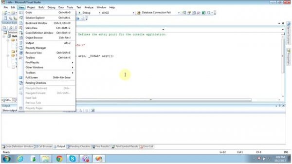 Microsoft Visual Studio 2008 tutorial