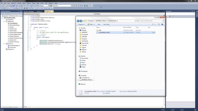 C# How To Embed And Reference An External Assembly (DLL) - Windows Forms смотреть онлайн
