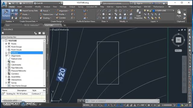 Trimming Surface Contours using a Hide Boundary смотреть онлайн