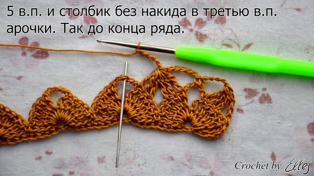 ♦ Узор Бабочки Крючком • The Butterfly Crochet Stitch • ellej смотреть онлайн