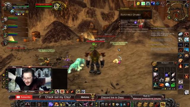 New Custom Turtle WoW Dungeon - Hateforge Quarry (Stream Highlights)