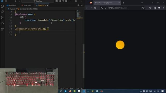 Creating Animated Loading Spinners with HTML and CSS смотреть онлайн