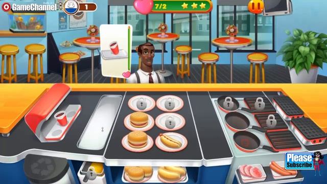 Cooking Games Chef Burger Food Kitchen Restaurant / Children / Baby / Android Gameplay Video смотреть онлайн