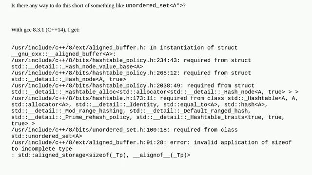 Is there a way to declare a class that contains an unordered_set of itself? смотреть онлайн
