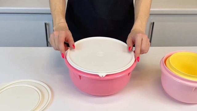 Набор замесочных блюд Tupperware(1 л, 2 л, 3 л) смотреть онлайн