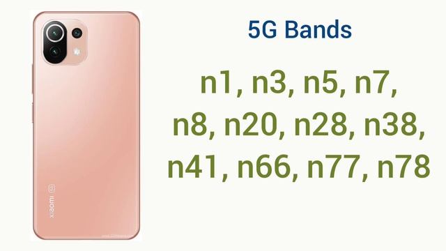Xiaomi 11 Lite NE 5G Bands смотреть онлайн