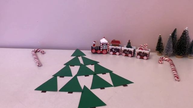 Поделка «Гирлянда из ёлочек» 🎄 смотреть онлайн