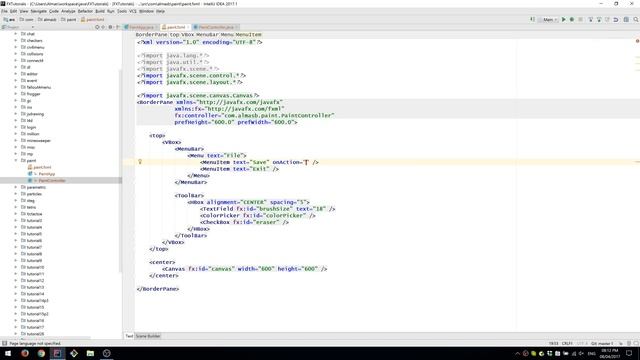 JavaFX Software Tutorial: Paint (MVC) смотреть онлайн