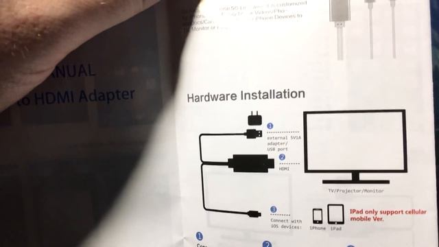 КАБЕЛЬ HDMI LIGHTNING ДЛЯ ПОДКЛЮЧЕНИЯ К ТЕЛЕВИЗОРУ IPAD IPHONE смотреть онлайн