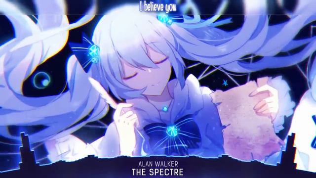 Nightcore - The Spectre - (Alan Walker - Lyrics) смотреть онлайн