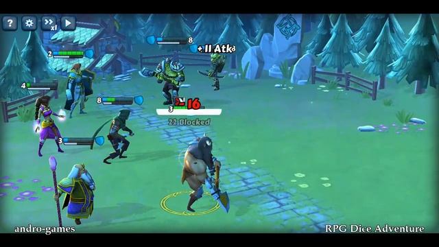 RPG Dice Adventure (by KingsIsle Entertainment, Inc) - rpg game for Android - gameplay. смотреть онлайн