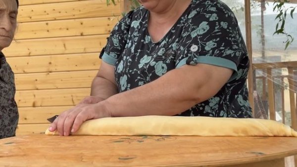 Grandma Making 100 Years old Traditional Azerbaijani Dish CHUDU