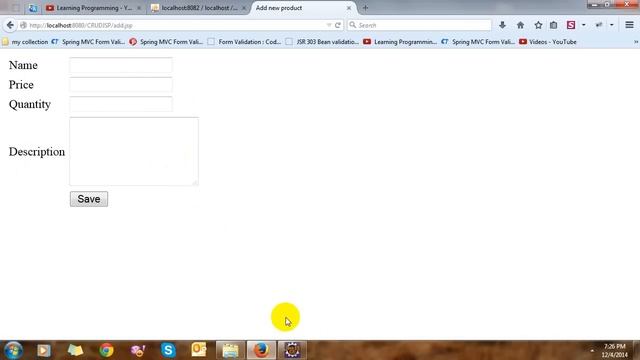 CRUD JSP using Servlet and Hibernate смотреть онлайн