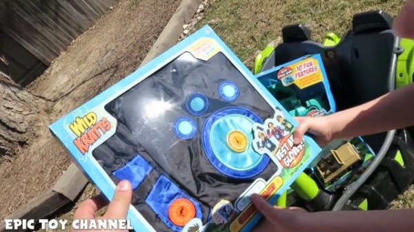 GIANT Wild Kratts SURPRISE + Wild Kratts Tortuga Play Set, Creature Powers & Power Wheels Surprise