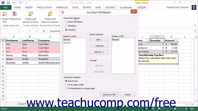 Creating PDFs in Excel, PowerPoint, and Word - Adobe Acrobat XI Training Tutorial Course смотреть онлайн