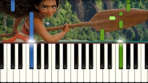 How Far I'll Go - Moana | SLOW EASY PIANO TUTORIAL + SHEET MUSIC by Betacustic