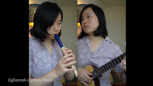 Eighteenth Century Dance - ukulele and recorder duet смотреть онлайн