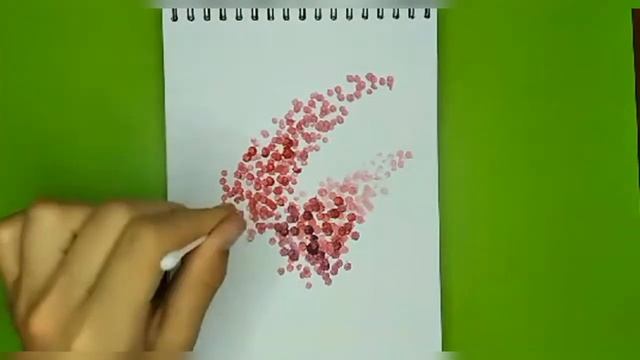 Как нарисовать сирень ватными палочками . Мастер класс цветы ? гуашь смотреть онлайн