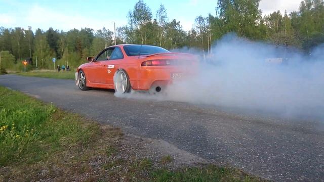 Nissan 200sx s14 burnout смотреть онлайн