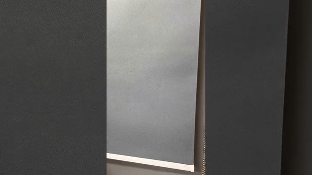 Рулонная штора Креп ALU Блэкаут темно-серый смотреть онлайн