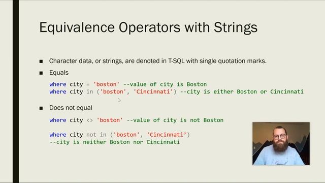Intro to the WHERE clause in SQL (Part 1) смотреть онлайн