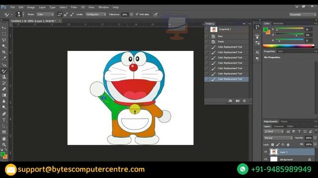 History Brush Tool and Art History Brush Tool in Photoshop in Hindi with Example | Rajan Tech Shows смотреть онлайн