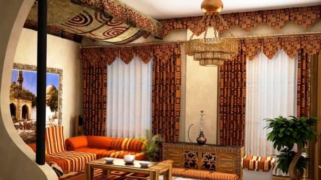 Мир прекрасного! Интерьеры разных стран.Арабский стиль.В сопровождении красивой музыки. смотреть онлайн