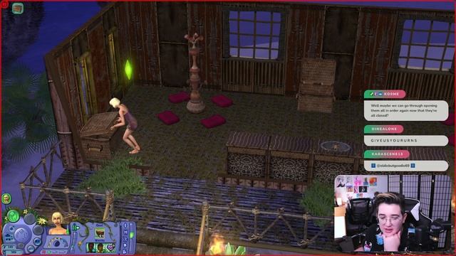 Does Sandy Bruty make it off the island?? | The Sims Castaway Stories Part 3 (Unedited VOD) смотреть онлайн