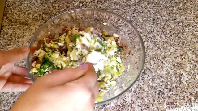 Салат с сердечками. смотреть онлайн