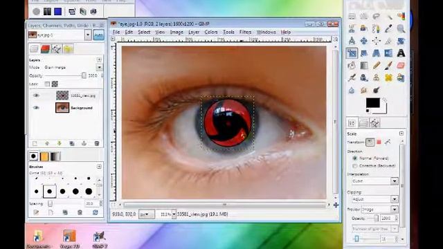 24gludokane Sharingan Eye tutorial in GIMP смотреть онлайн