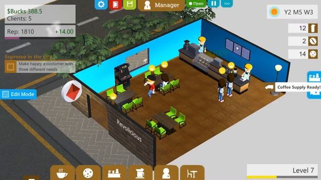 MAKING INFINITE MONEY Coffee Shop Tycoon (Gameplay, Walkthrough) #4 смотреть онлайн