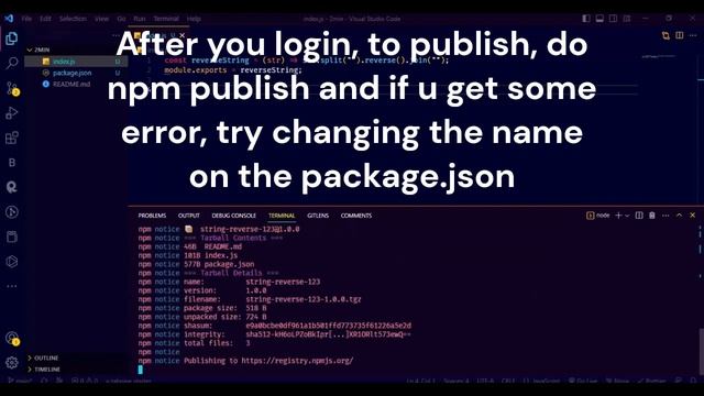 Build and Publish Your Own NPM Package in 2 Minutes смотреть онлайн