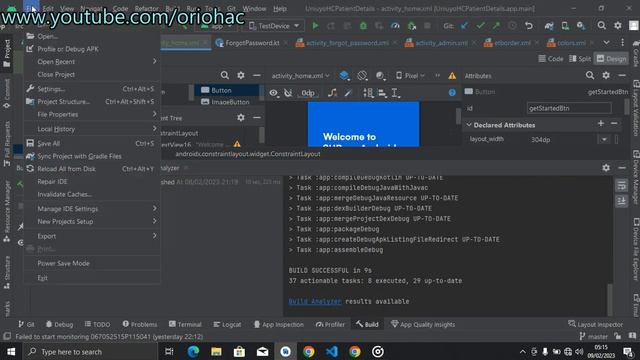 Generate SHA1 and SHA256 on Latest Android Studio For Firebase Authentication смотреть онлайн