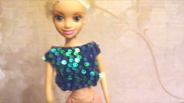 DIY:КАК СШИТЬ ПЛАТЬЕ С БЛЕСТКАМИ ДЛЯ КУКЛЫ BARBIE/MONSTER HIGH\WINX? смотреть онлайн