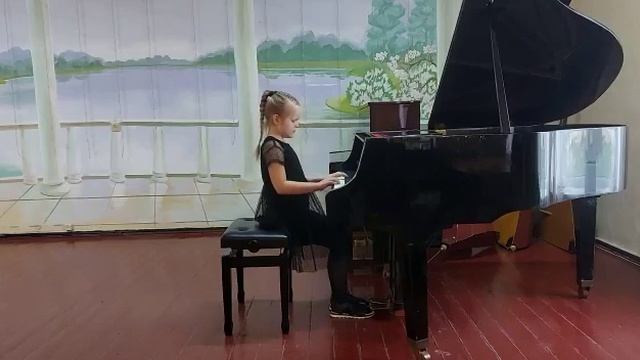 Брагина Анастасия 7 лет Д.Г.Тюрк Старинный танец смотреть онлайн
