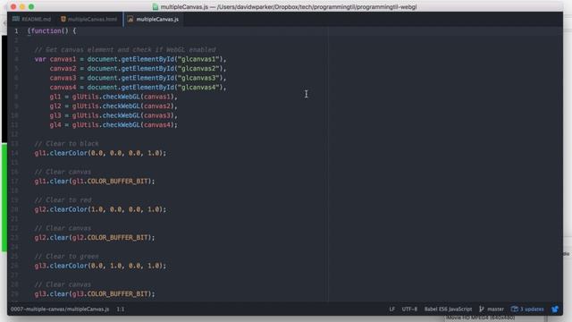WebGL multiple canvas tags - ProgrammingTIL WebGL Video Tutorial Screencast 0007 смотреть онлайн