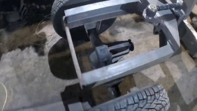 Самодельный минитрактор переломка 4х4. смотреть онлайн