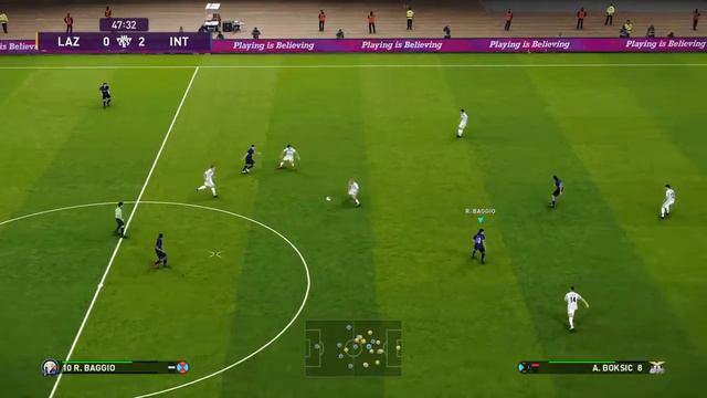eFootball PES 2020 - Lazio 1999/00 vs Inter 1997/99 - Ronaldo Poker - Gameplay ( PS4 ) смотреть онлайн