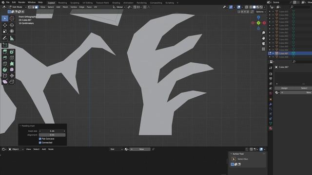 Padding Inset - Another Inset Tool (experiment) (free Addon)