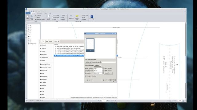 Enhance pattern lines for projector sewing смотреть онлайн