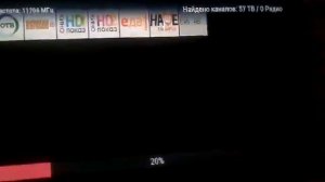 Автоматический поиск каналов "ТриколорТВ"