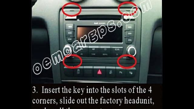 Audi A3 Car Stereo DVD GPS Navigation Installation DIY Guide