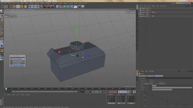 Placing Objects on Surfaces of Other Objects in Cinema 4D (Cinema 4D Tutorial) смотреть онлайн