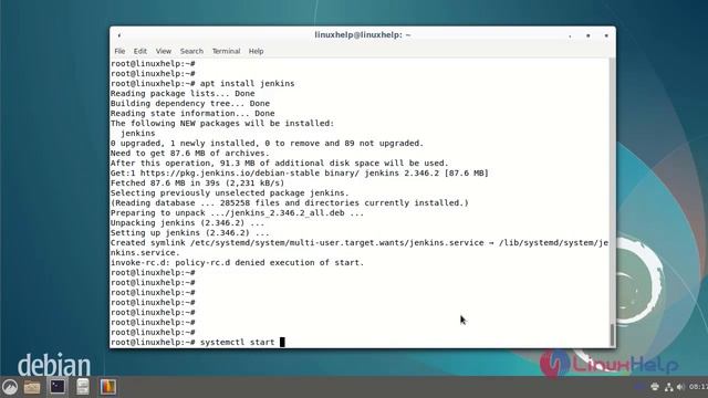 How to install Jenkins on Linux Debian 11.3 смотреть онлайн
