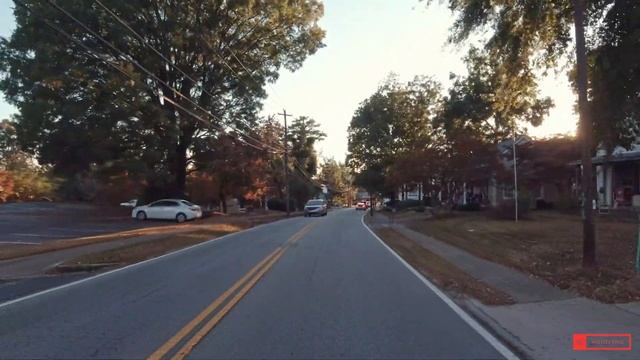 Driving in Downtown Kennesaw, Georgia - 4K60fps смотреть онлайн