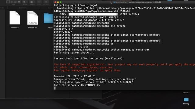 انشاء مشروع دجانجو للمتجر | Python & Django2 смотреть онлайн