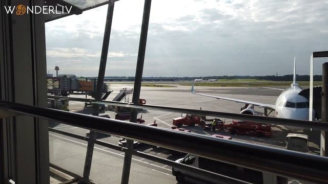 Hamburg Airport Germany Terminal 2 Tour Flughafen Hamburg International HAM смотреть онлайн
