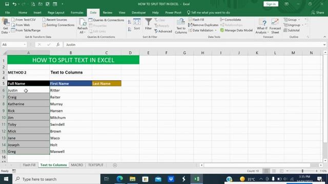 How to Split Text in Excel - Top Three Easy Methods смотреть онлайн