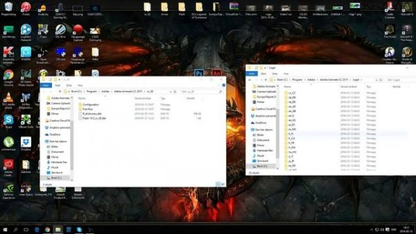 How to change the language in Adobe Flash/Animate